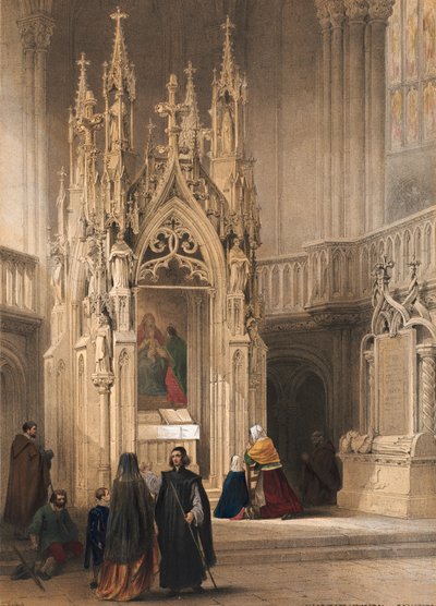 Altar in the Cathedral, Ratisbone, Sheet 8 from 