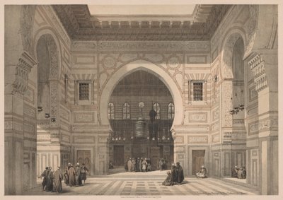 Egypt and Nubia: Volume III - No. 36, Interior of the Mosque of the Sultan El Ghoree by Louis Haghe