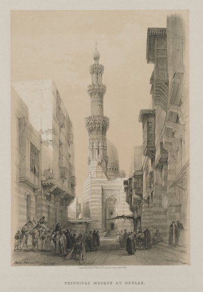 Egypt and Nubia, Volume III: Bullack, Cairo, c. 1846 by Louis Haghe