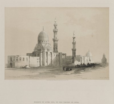 Egypt and Nubia, Volume III: Tombs of the Caliphs-Cairo. Mosque of Ayed Bey by Louis Haghe