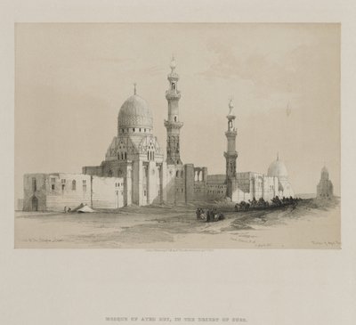 Egypt and Nubia, Volume III: Tombs of the Caliphs-Cairo. Mosque of Ayed Bey, 1849 by Louis Haghe
