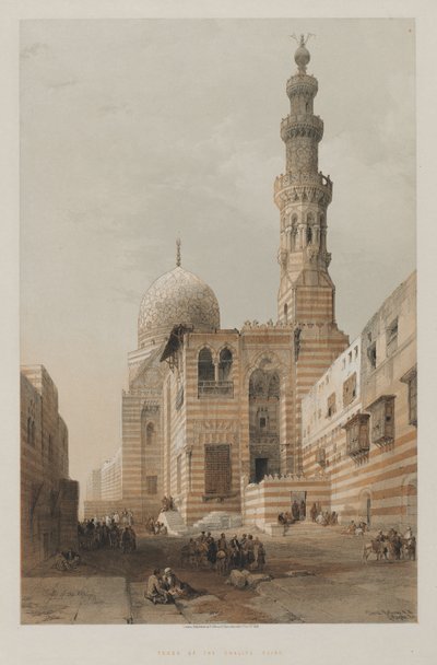 Egypt and Nubia, Volume III: Tombs of the Khalifs, Cairo by Louis Haghe
