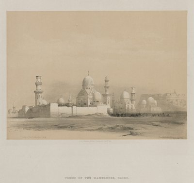 Egypt and Nubia, Volume III: Tombs of the Memlooks, Cairo by Louis Haghe