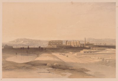 Egypt and Nubia: Volume II - No. 32, Karnak by Louis Haghe