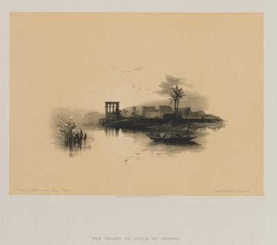 Egypt and Nubia, Volume II: Island of Philae, on the Nile, Nubia by Louis Haghe
