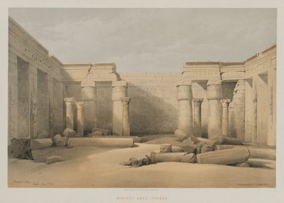 Egypt and Nubia, Volume II: Medinet Abou, Thebes by Louis Haghe