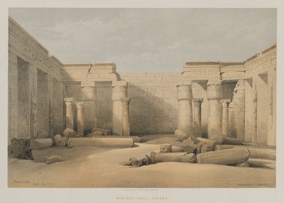 Egypt and Nubia, Volume II: Medinet Abou, Thebes by Louis Haghe