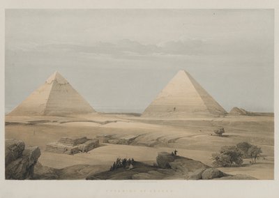 Egypt and Nubia, Volume II: Pyramids of Geezeh, 1848 by Louis Haghe