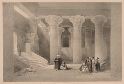 Egypt and Nubia: Volume I - No. 24, Temple at Esneh by Louis Haghe