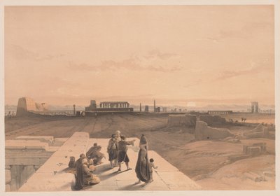 Egypt and Nubia: Volume I - No. 38, Ruins of Karnak by Louis Haghe
