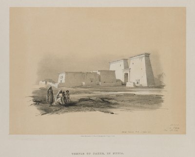 Dakke, in Nubia by Louis Haghe