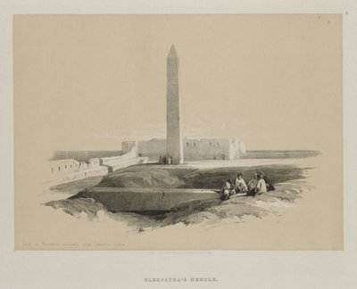 Egypt and Nubia, Volume I: Obelisk at Alexandria, Commonly called Cleopatra