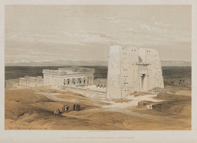 Egypt and Nubia, Volume I: Temple at Edfou, Ancient Apollinopolis, Upper Egypt by Louis Haghe