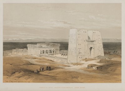 Egypt and Nubia, Volume I: Temple at Edfou, Ancient Apollinopolis, Upper Egypt by Louis Haghe
