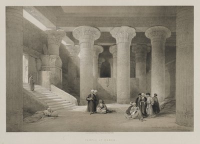 Egypt and Nubia, Volume I: Temple at Esneh by Louis Haghe