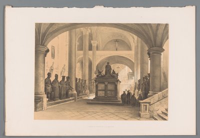 Tomb of Maximilian I in Innsbruck by Louis Haghe