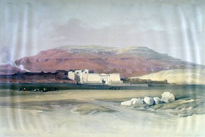 Medinet Abou, Thebes, 8th December 1832, Egypt, 19th Century by Louis Haghe