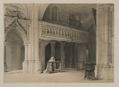 Sketches in Belgium and Germany, Volume I: Nönnberg Convent, Salzburg by Louis Haghe