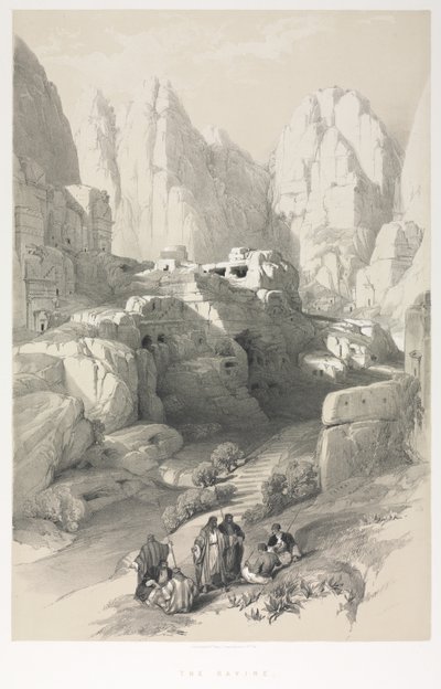 The Holy Land, Syria, Idumea, Arabia, Egypt & Nubia: Petra by Louis Haghe