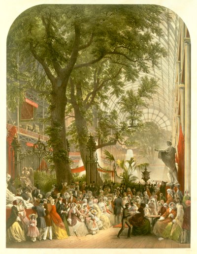 Transept of the Crystal Palace, 1851 by Louis Haghe