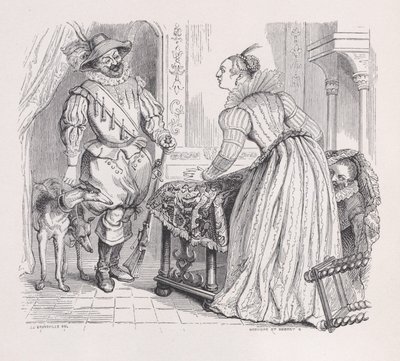 The Hunt from The Complete Works of Béranger, 1836 by Louis Henri Brevière, Cesar Auguste Hebert