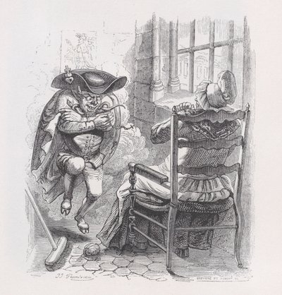 The Little Red Man from The Complete Works of Béranger by Louis Henri Brevière, Cesar Auguste Hebert