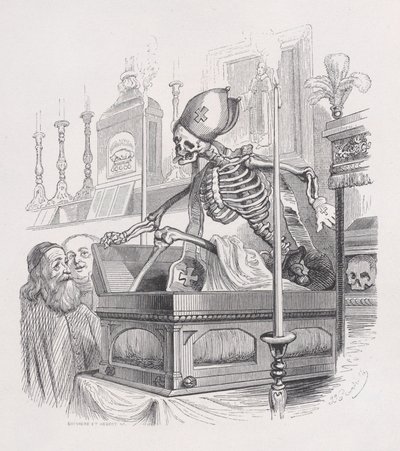 The Relics from The Complete Works of Béranger, 1836 by Louis Henri Brévière