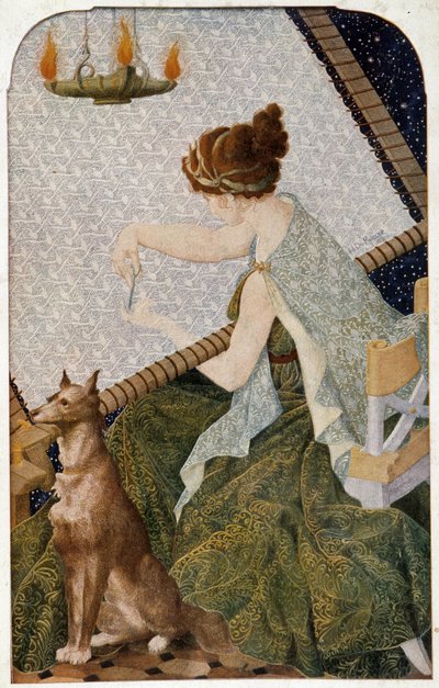 Penelope with its tapestry by Louis Henri de Rudder