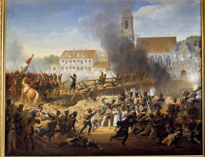Passing the Landshut Bridge on April 21, 1809 by Louis Hersent