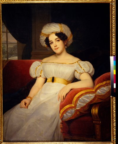 Portrait of Princess Natalya Stepanovna Golitsyna, née Countess Apraksina by Louis Hersent