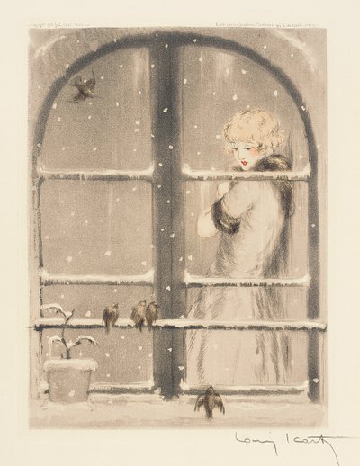 The Four Seasons: Winter, c.1928 (detail) by Louis Icart