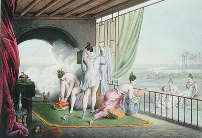 Bathers at their toilet by Louis Jacques Nicolas Schaal