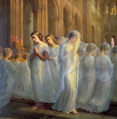 The Poem of the Soul; First Communion by Louis Janmot