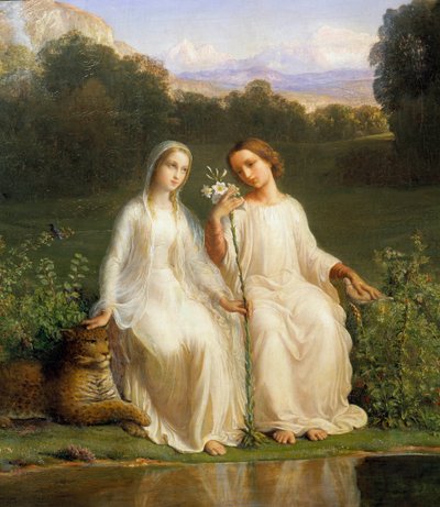 The Poem of the Soul; Virginitas by Louis Janmot