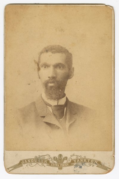 Photograph of a Man with a Beard by Louis Janousek