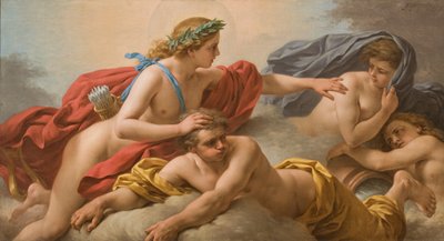 The Sun Dispelling the Winds and Storms by Louis Jean Francois I Lagrenee