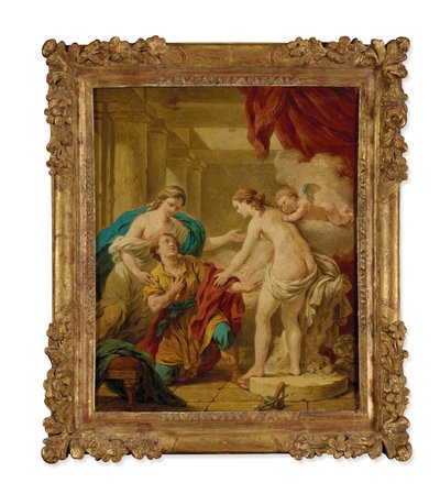 Pygmalion and Galatea by Louis Jean Francois I Lagrenee