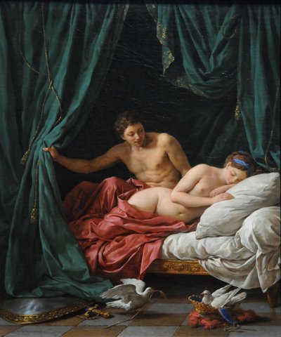 Mars and Venus Allegory of Peace by Louis Jean François Lagrenée