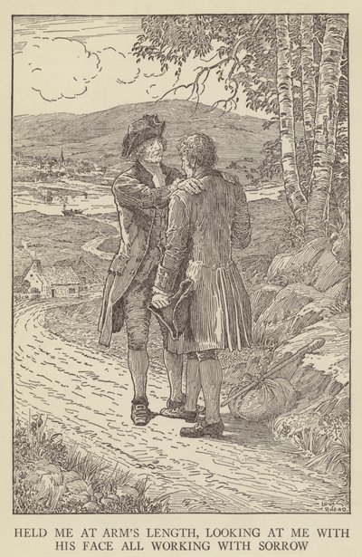 Illustration for Kidnapped by Robert Louis Stevenson by Louis John Rhead