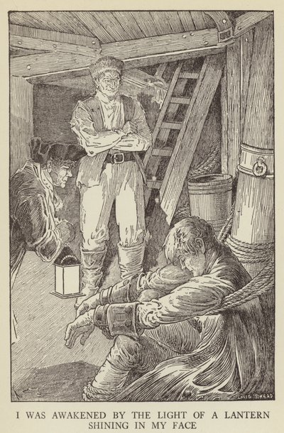 Illustration for Kidnapped by Robert Louis Stevenson by Louis John Rhead