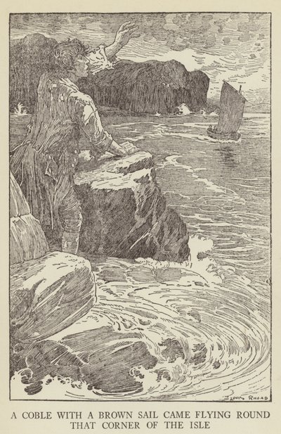 Illustration for Kidnapped by Robert Louis Stevenson by Louis John Rhead
