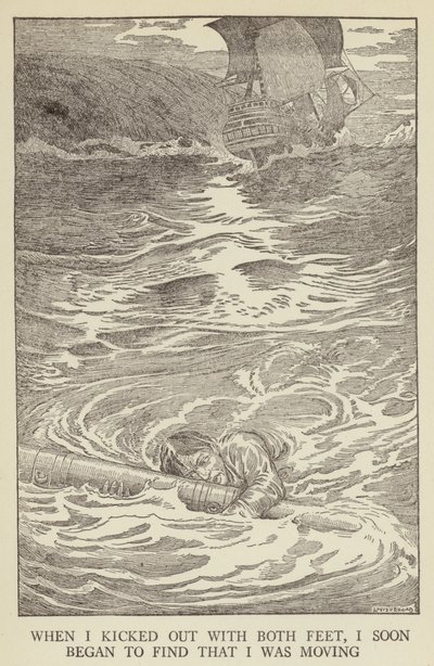 Illustration for Kidnapped by Robert Louis Stevenson by Louis John Rhead