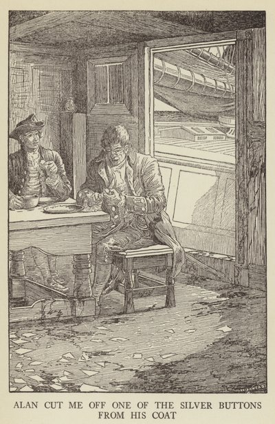 Illustration for Kidnapped by Robert Louis Stevenson by Louis John Rhead