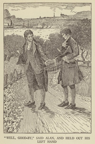 Illustration for Kidnapped by Robert Louis Stevenson by Louis John Rhead