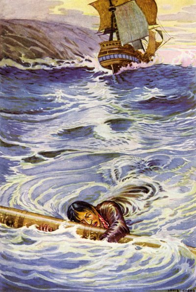 Illustration for Kidnapped by Robert Louis Stevenson by Louis John Rhead
