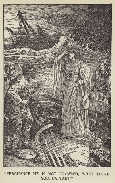 Perchance he is not drowned; what think you, captain? by Louis John Rhead