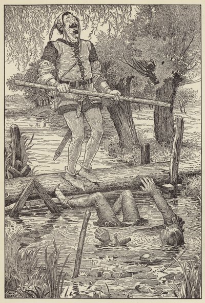 Prithee, Good Fellow, Where Art Thou Now? by Louis John Rhead