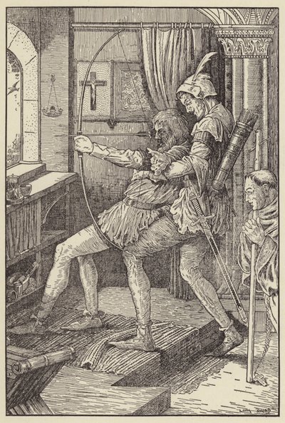 Robin shoots his last shaft by Louis John Rhead