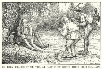 So they traced it up, till at last they found their poor comrade by Louis John Rhead