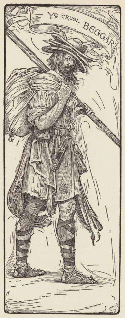 The Cruel Beggar by Louis John Rhead